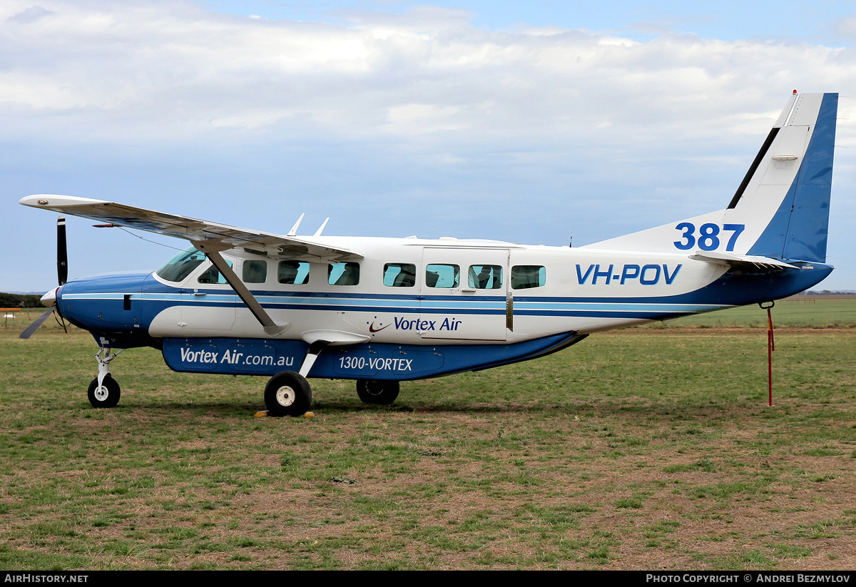 Aircraft Photo of VH-POV | Cessna 208B Grand Caravan | Vortex Air | AirHistory.net #73607