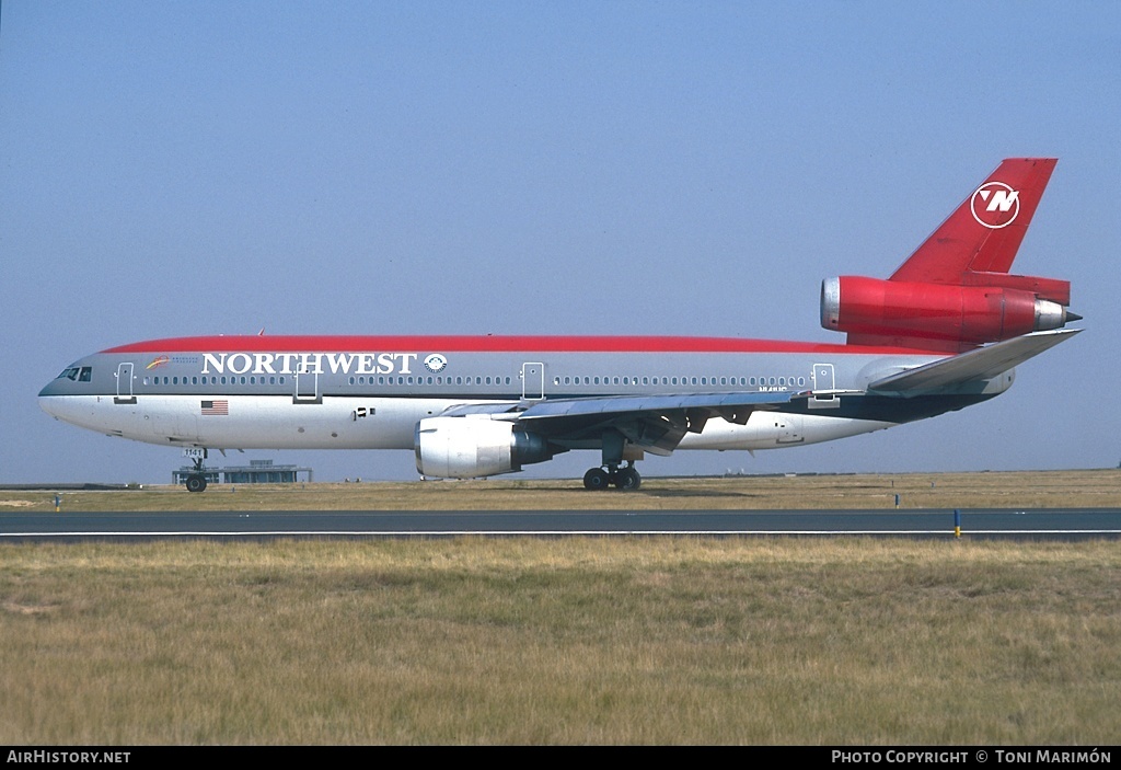 Aircraft Photo of N141US | McDonnell Douglas DC-10-40 | Northwest Airlines | AirHistory.net #73624