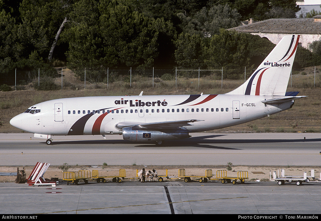 Aircraft Photo of F-GCSL | Boeing 737-222 | Air Liberté | AirHistory.net #73625