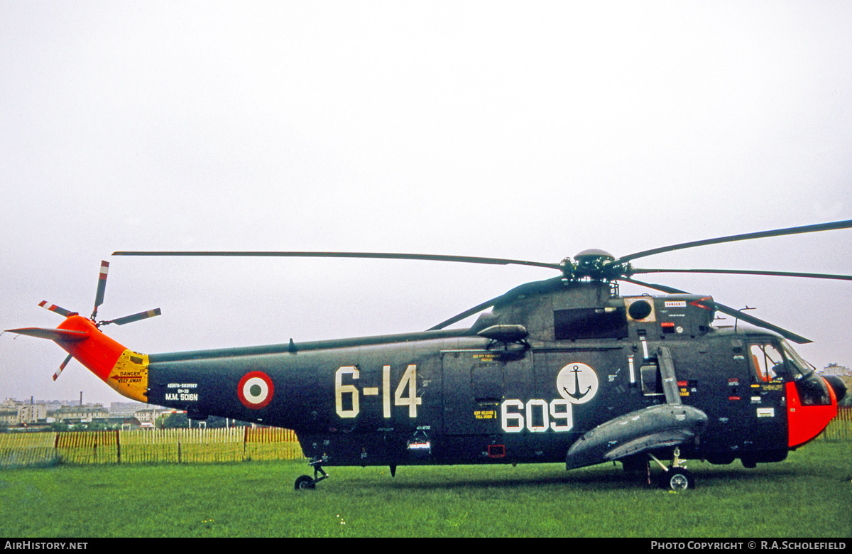 Aircraft Photo of MM5016N | Agusta SH-3D Sea King (AS-61) | Italy - Navy | AirHistory.net #73630