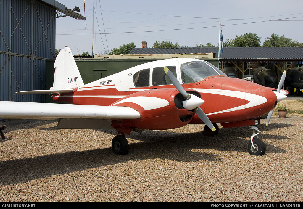 Aircraft Photo of G-APMY | Piper PA-23-160 Apache | United Steel Companies | AirHistory.net #73639