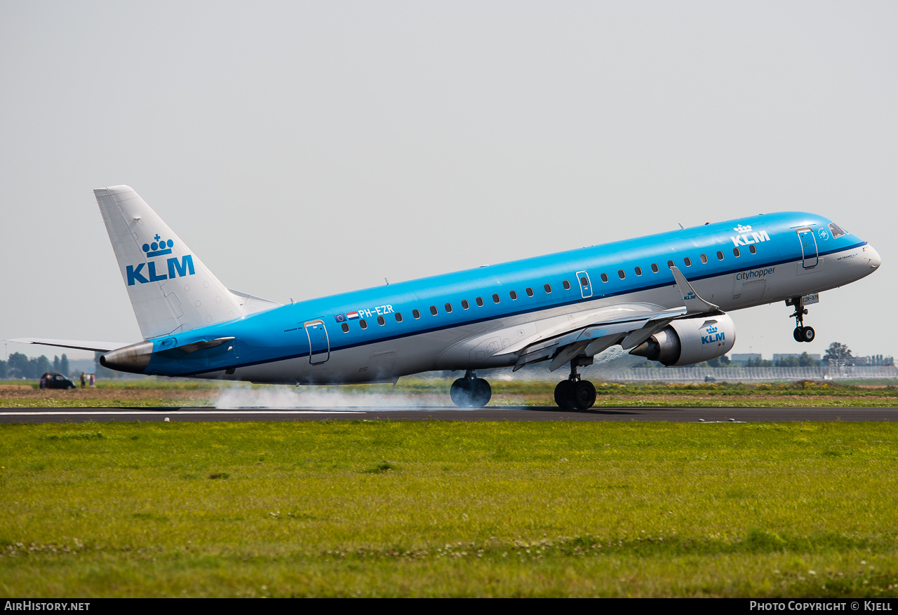 Aircraft Photo of PH-EZR | Embraer 190STD (ERJ-190-100STD) | KLM Cityhopper | AirHistory.net #73660