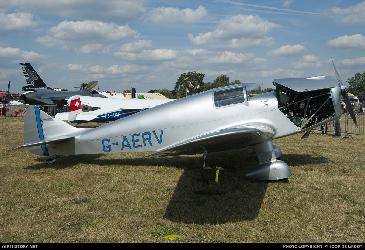 Aircraft Photo of G-AERV | Miles M.11A Whitney Straight | AirHistory.net #73667