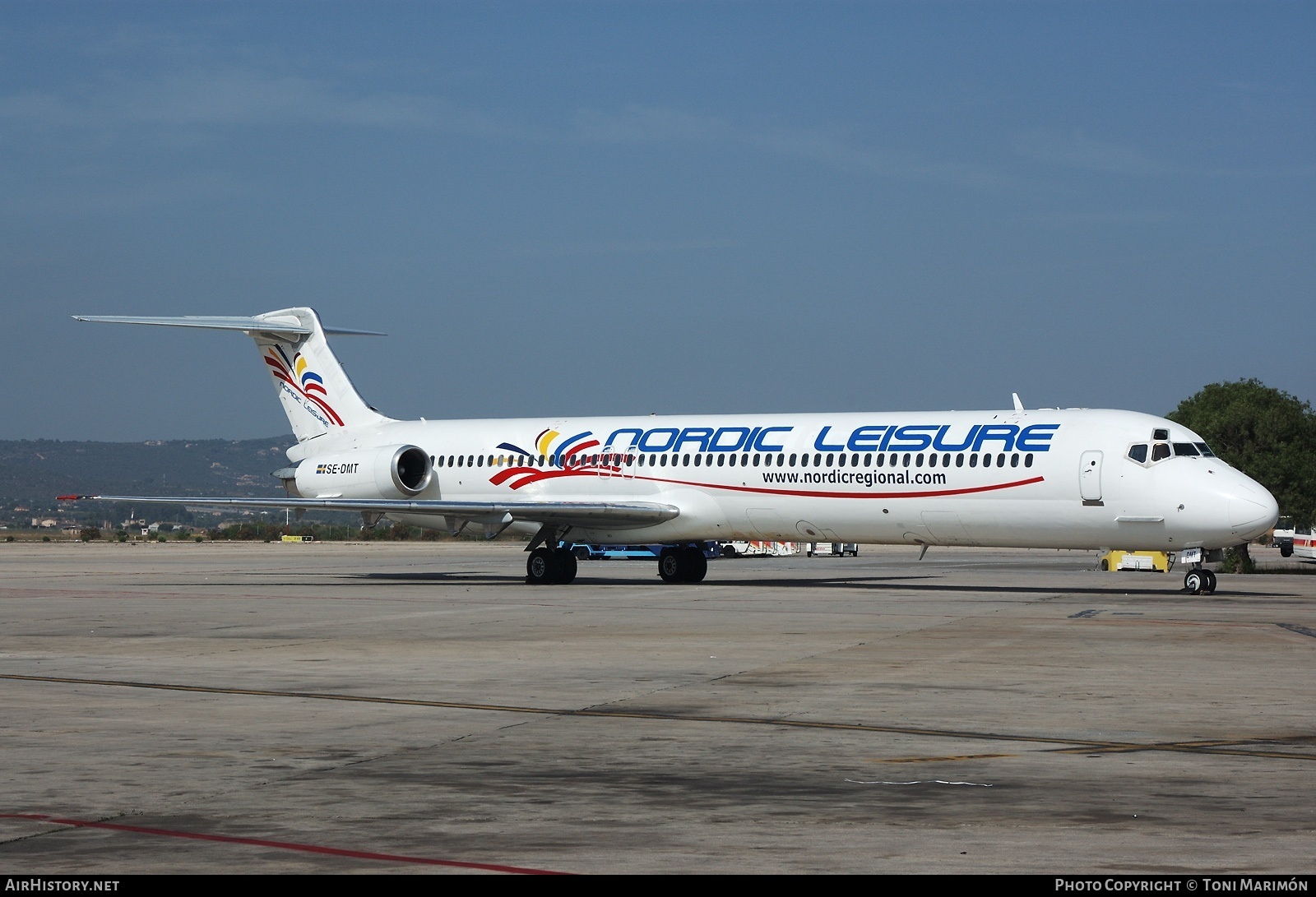 Aircraft Photo of SE-DMT | McDonnell Douglas MD-81 (DC-9-81) | Nordic Leisure | AirHistory.net #73681