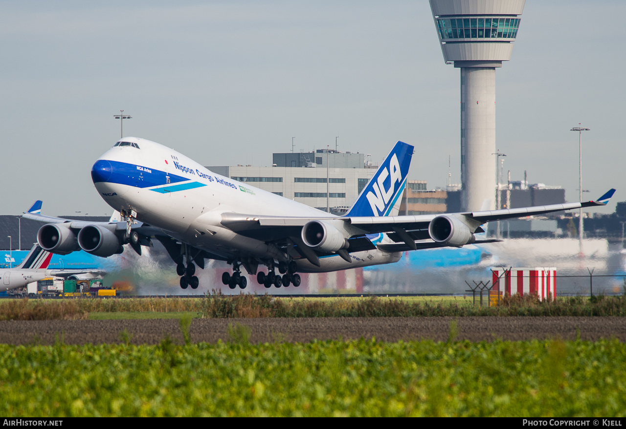 Aircraft Photo of JA08KZ | Boeing 747-4KZF/SCD | Nippon Cargo Airlines - NCA | AirHistory.net #73691