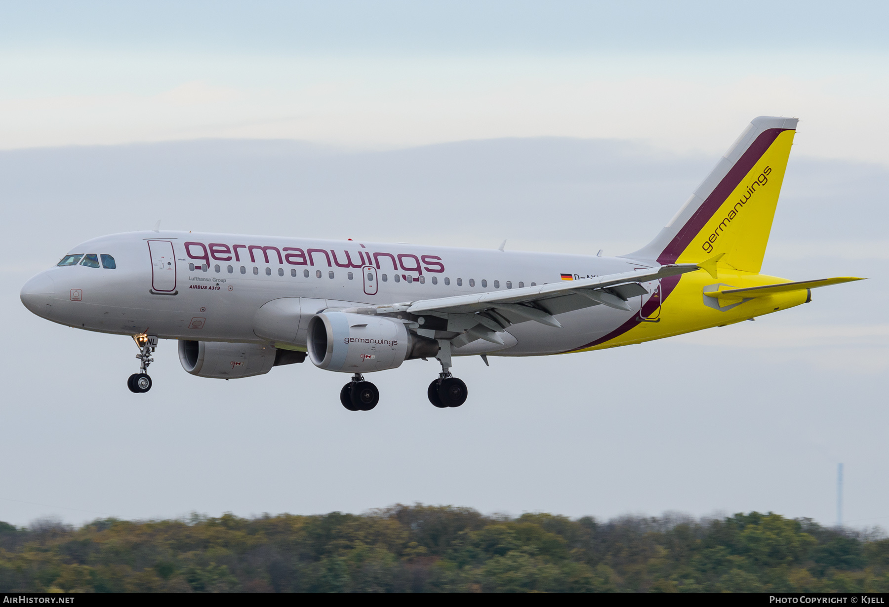 Aircraft Photo of D-AKNL | Airbus A319-112 | Germanwings | AirHistory.net #73697