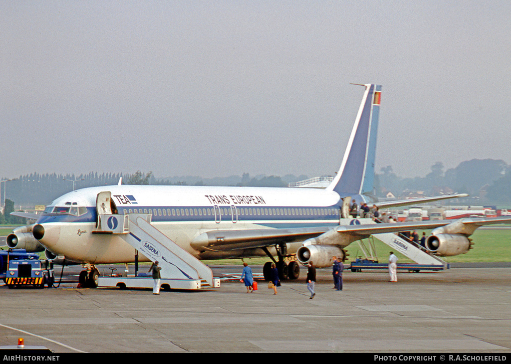 Aircraft Photo of OO-TED | Boeing 707-131 | TEA - Trans European Airways | AirHistory.net #73707