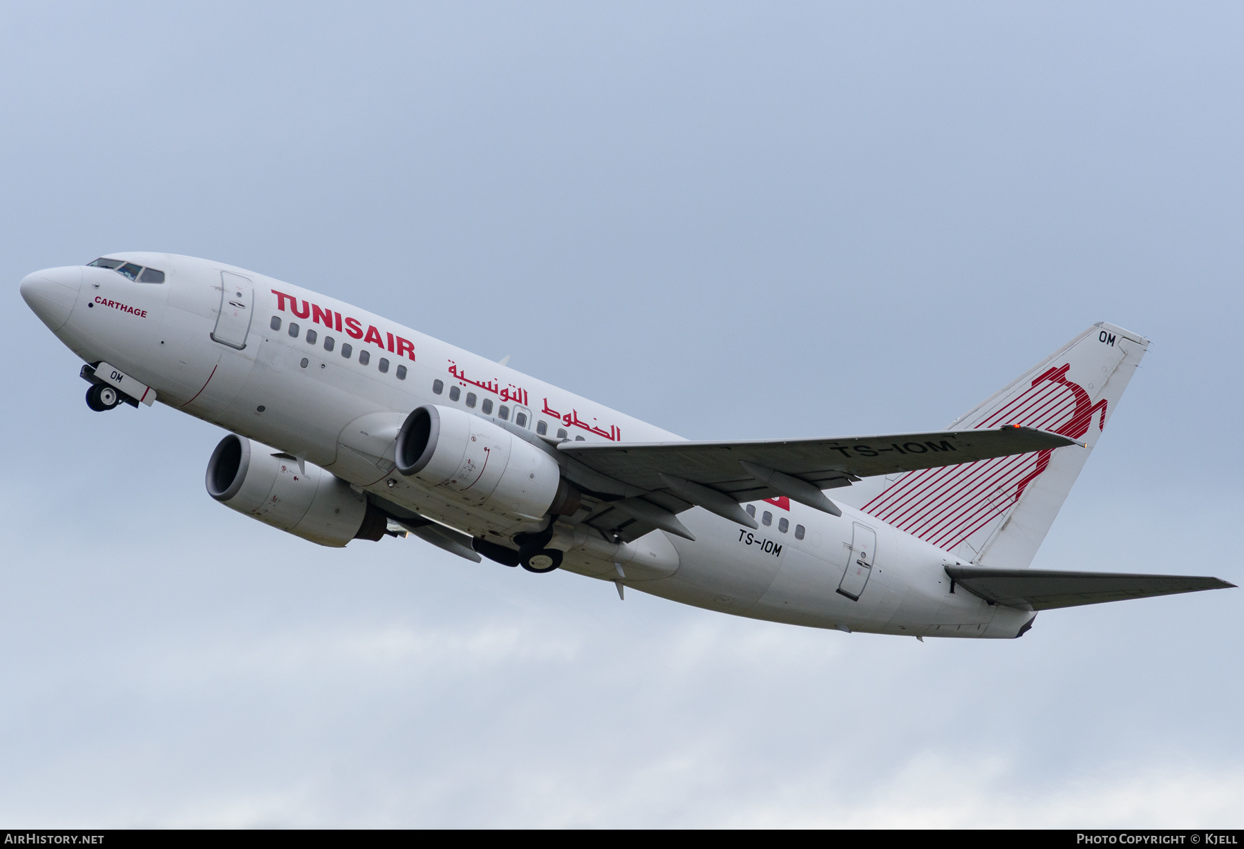 Aircraft Photo of TS-IOM | Boeing 737-6H3 | Tunisair | AirHistory.net #73729