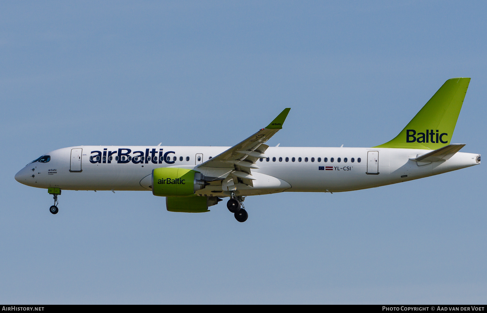 Aircraft Photo of YL-CSI | Bombardier CSeries CS300 (BD-500-1A11) | AirBaltic | AirHistory.net #73738