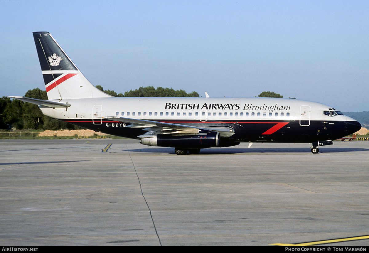 Aircraft Photo of G-BKYB | Boeing 737-236/Adv | British Airways Birmingham | AirHistory.net #73768