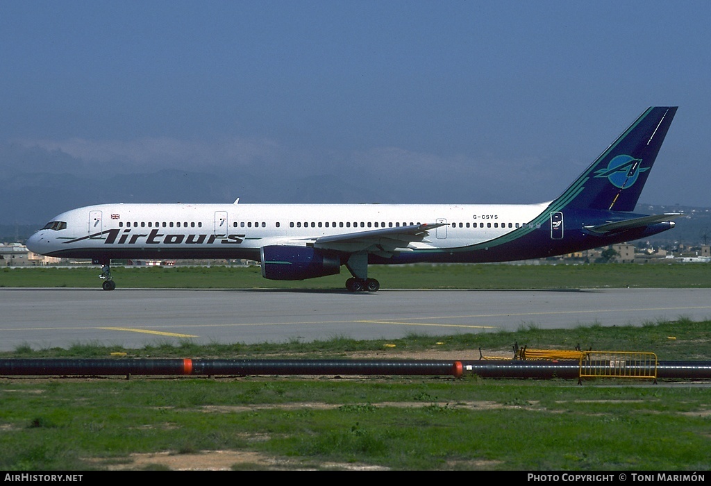 Aircraft Photo of G-CSVS | Boeing 757-236 | Airtours International | AirHistory.net #73782