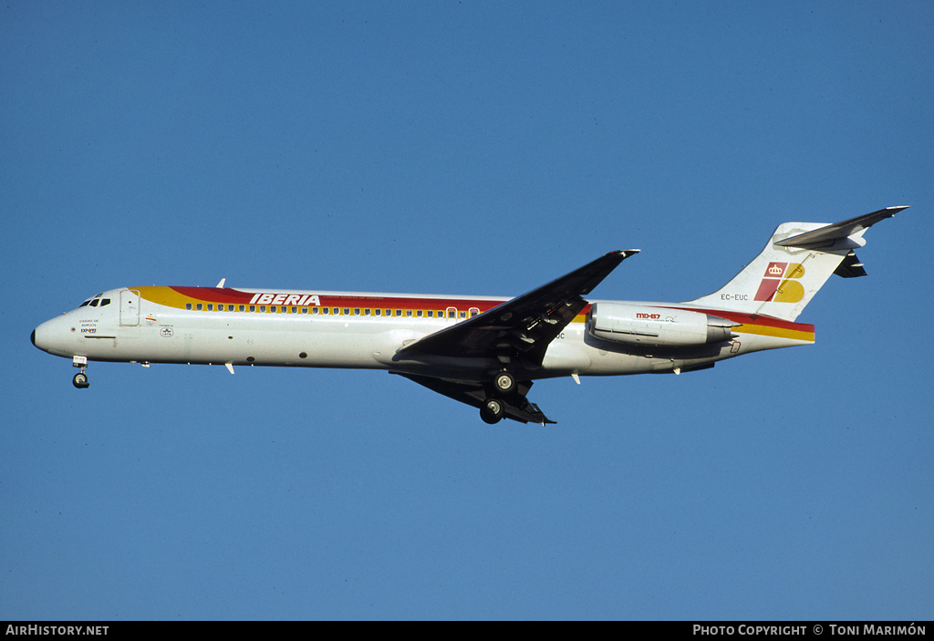 Aircraft Photo of EC-EUC | McDonnell Douglas MD-87 (DC-9-87) | Iberia | AirHistory.net #73783