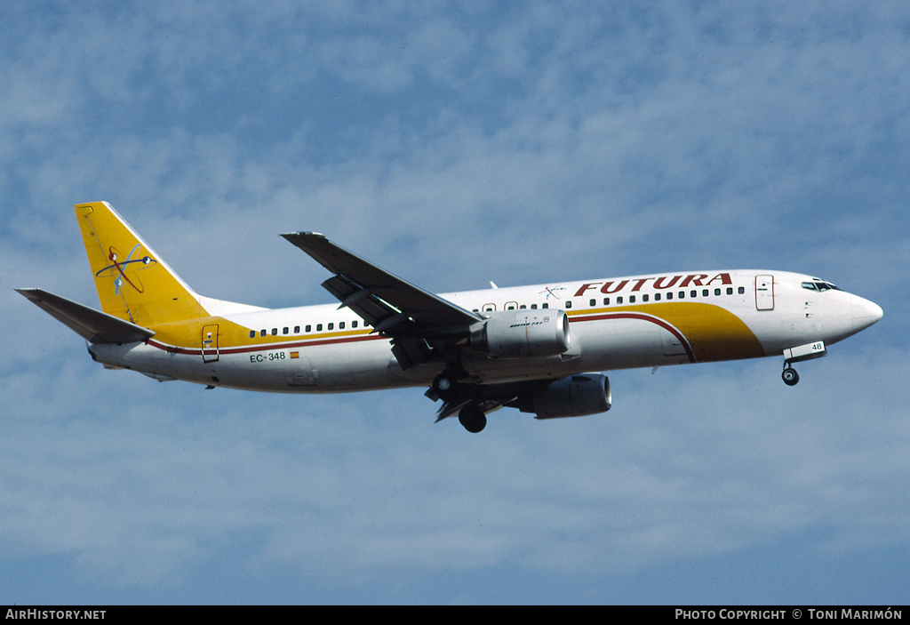 Aircraft Photo of EC-348 | Boeing 737-4Y0 | Futura International Airways | AirHistory.net #73788