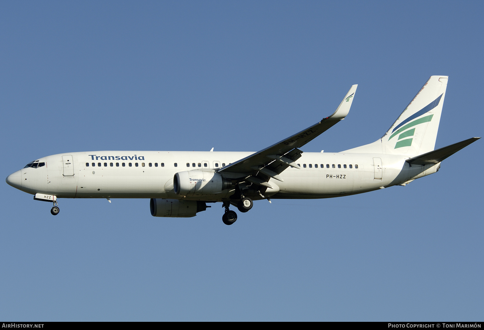 Aircraft Photo of PH-HZZ | Boeing 737-8BG | Transavia | AirHistory.net #73794