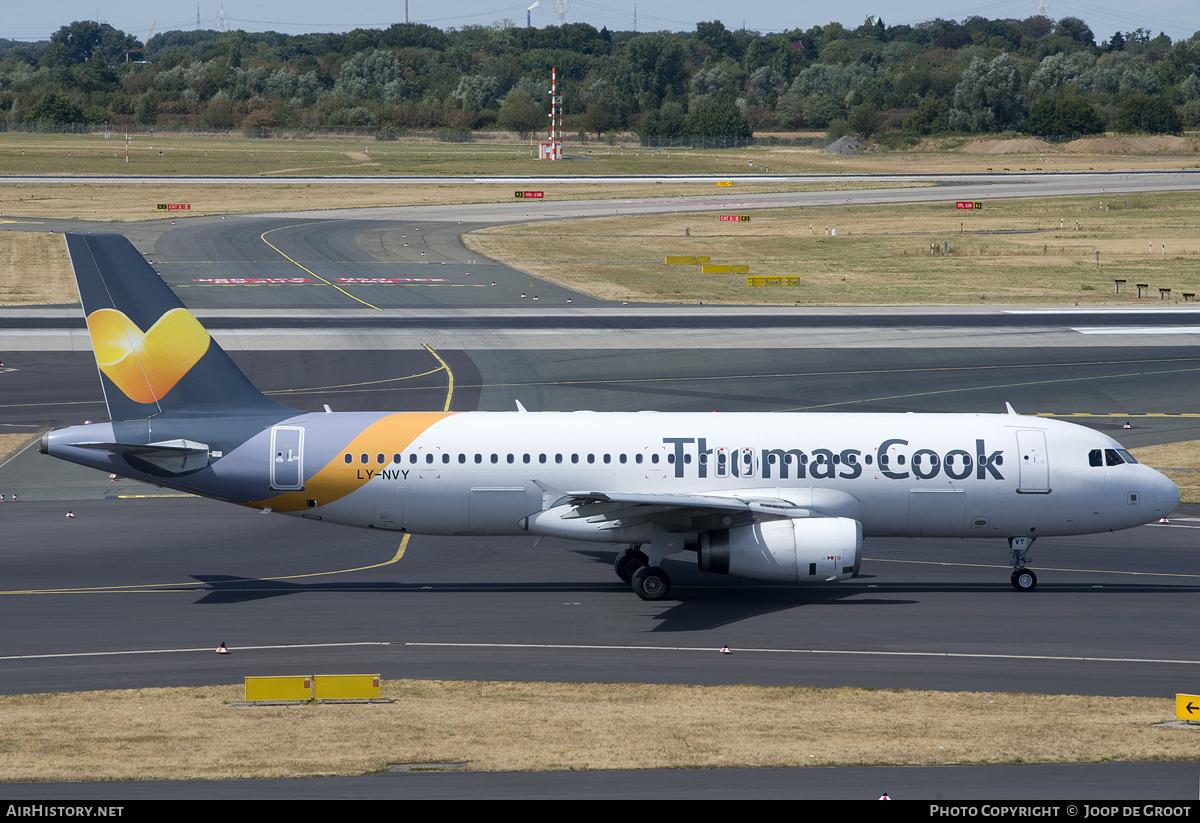 Aircraft Photo of LY-NVY | Airbus A320-232 | Thomas Cook Airlines | AirHistory.net #73809