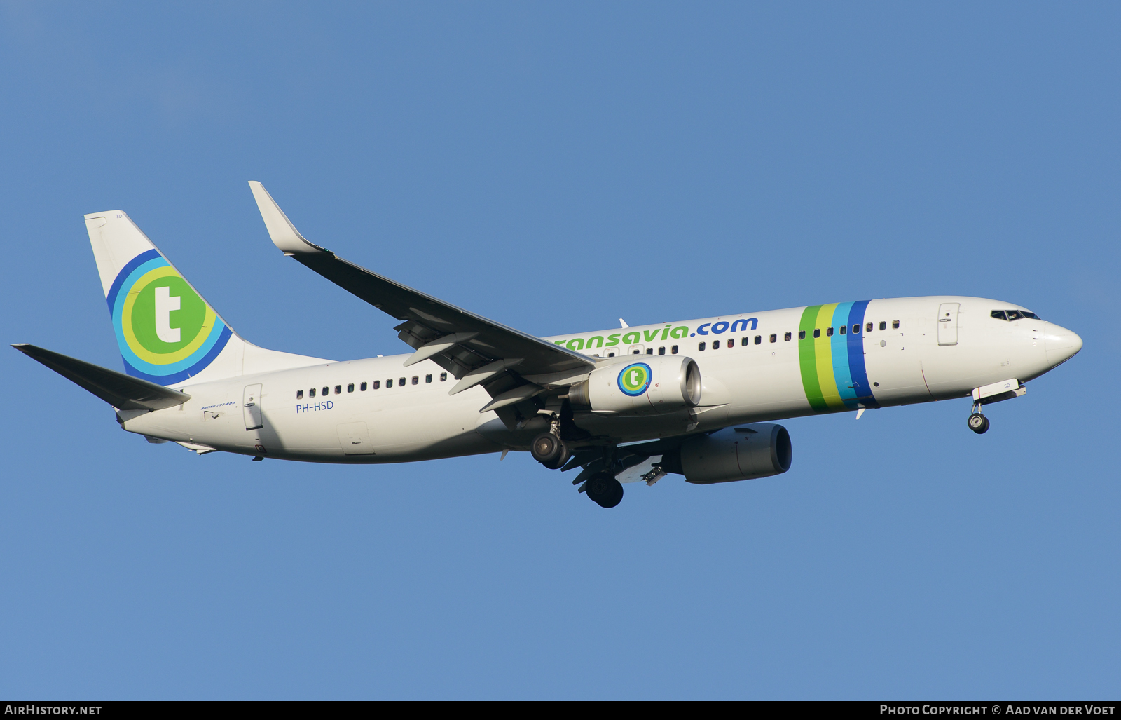 Aircraft Photo of PH-HSD | Boeing 737-8K2 | Transavia | AirHistory.net #73813