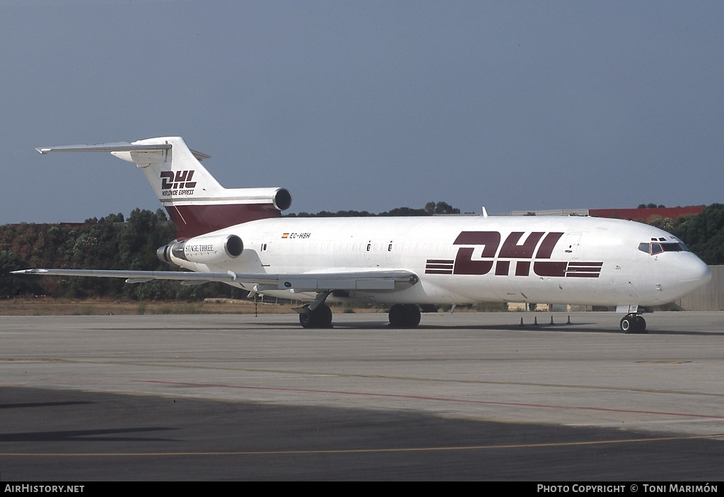 Aircraft Photo of EC-HBH | Boeing 727-224/Adv(F) | DHL Worldwide Express | AirHistory.net #73822
