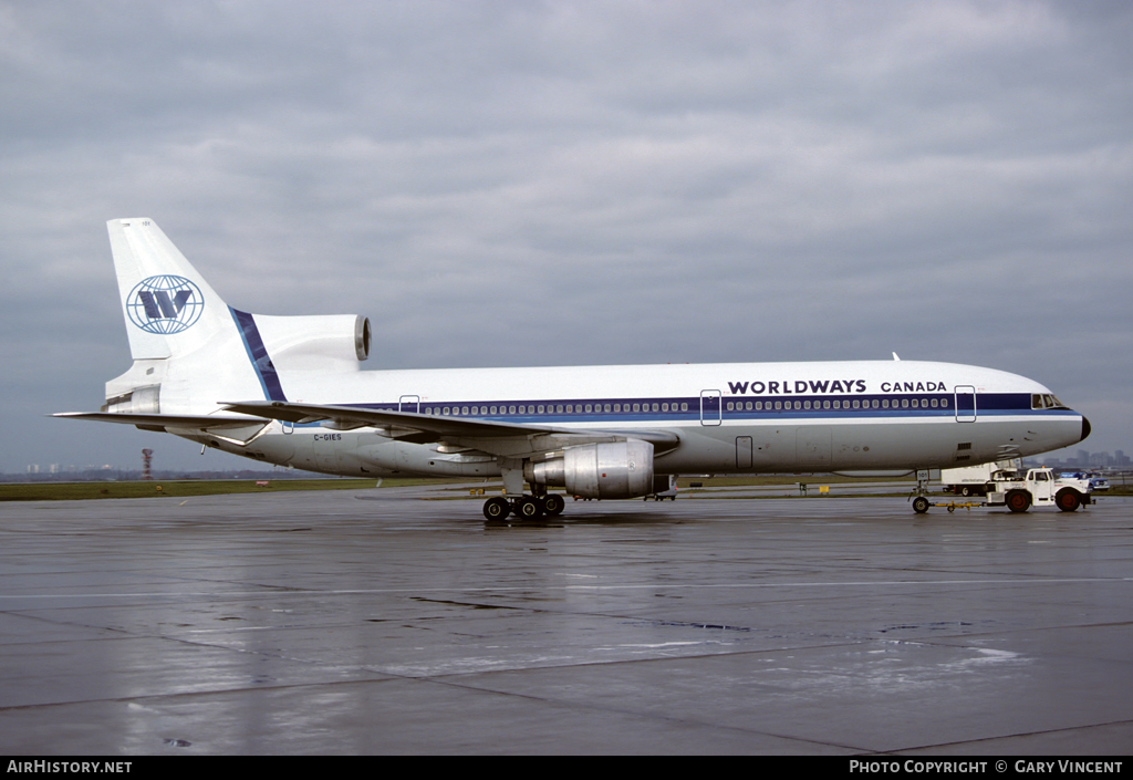 Aircraft Photo of C-GIES | Lockheed L-1011-385-1-15 TriStar 100 | Worldways Canada | AirHistory.net #73825