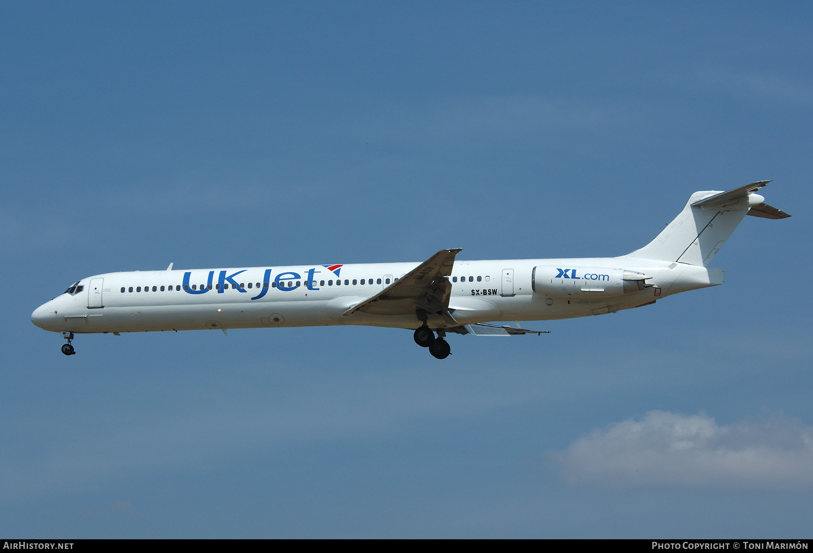 Aircraft Photo of SX-BSW | McDonnell Douglas MD-83 (DC-9-83) | UK Jet | AirHistory.net #73826