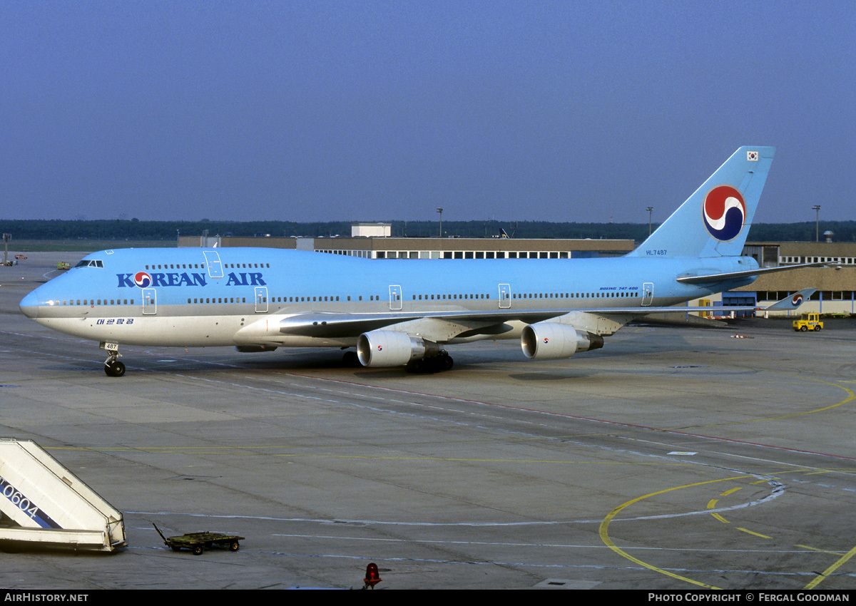 Aircraft Photo of HL7487 | Boeing 747-4B5 | Korean Air | AirHistory.net #73840