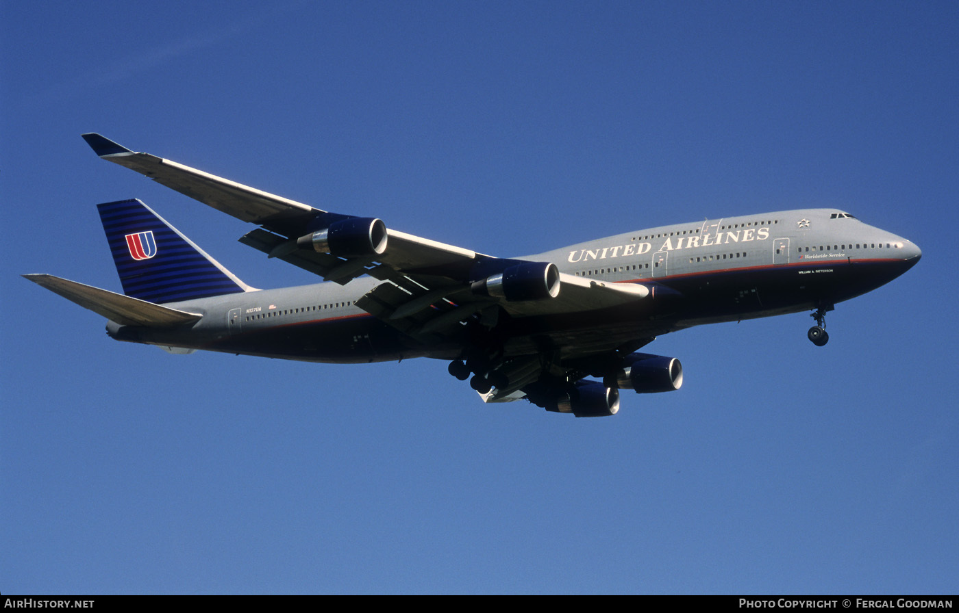 Aircraft Photo of N107UA | Boeing 747-422 | United Airlines | AirHistory.net #73842
