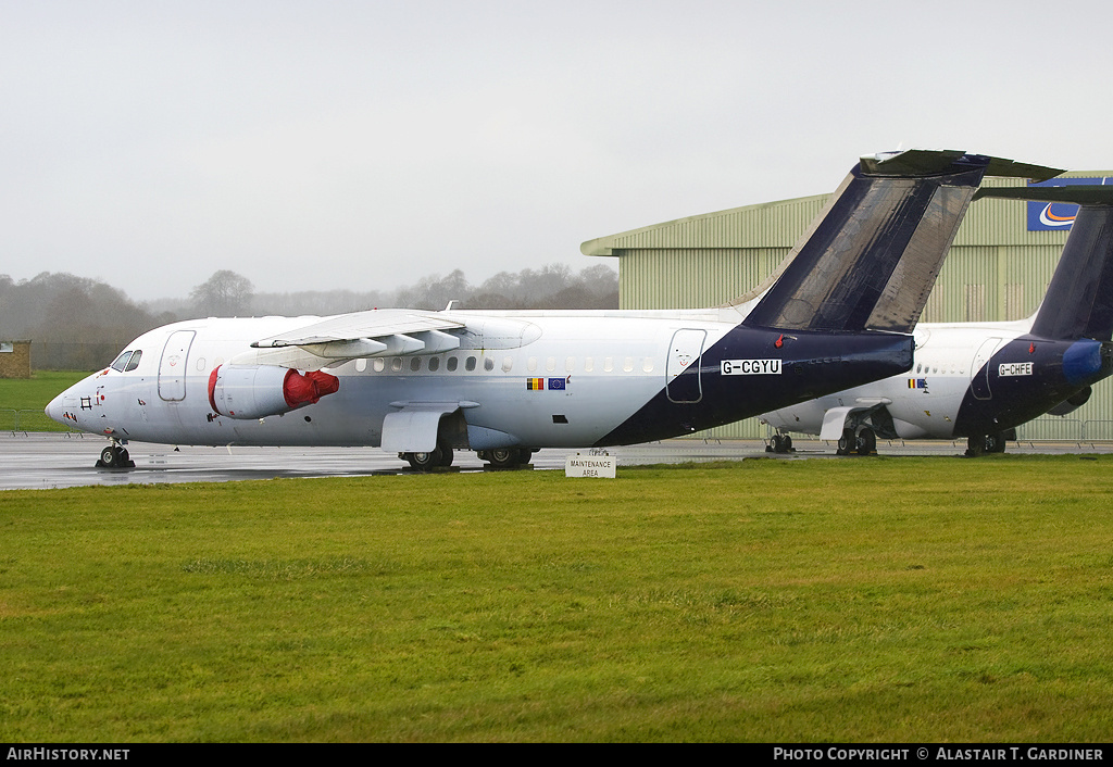 Aircraft Photo of G-CGYU | British Aerospace Avro 146-RJ85 | AirHistory.net #73850