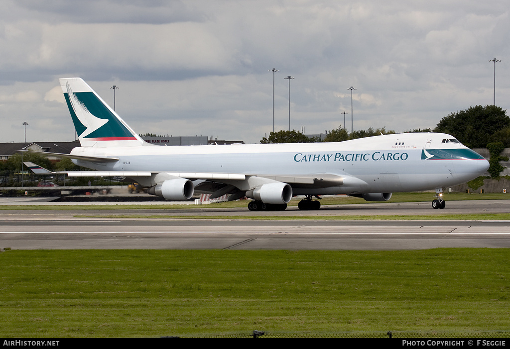 Aircraft Photo of B-LIA | Boeing 747-467F/ER/SCD | Cathay Pacific Airways Cargo | AirHistory.net #73858