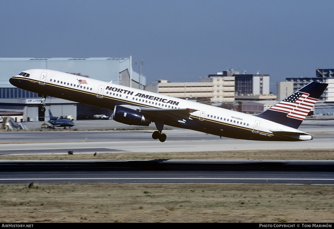 Aircraft Photo of N750NA | Boeing 757-28A | North American Airlines | AirHistory.net #73860