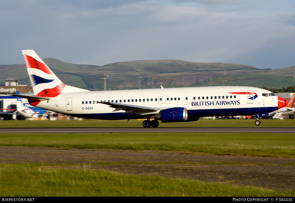 Aircraft Photo of G-DOCX | Boeing 737-436 | British Airways | AirHistory.net #73879