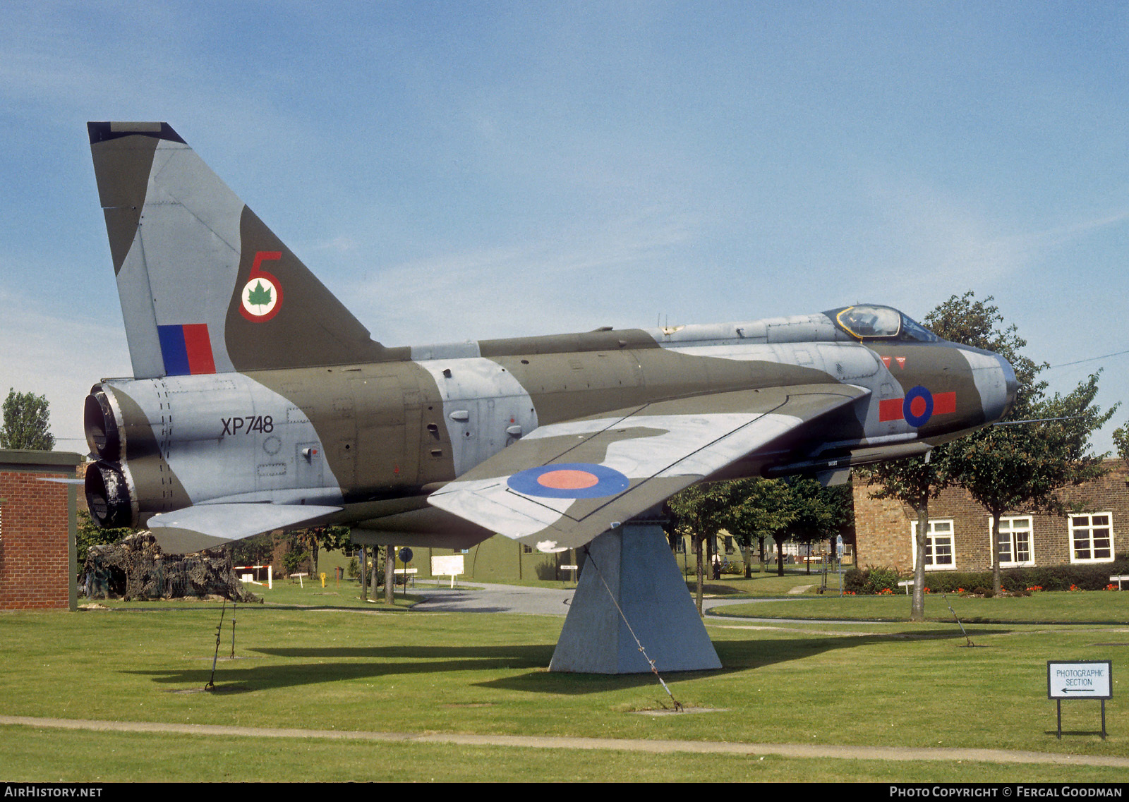 Aircraft Photo of XP748 | English Electric Lightning F3 | UK - Air Force | AirHistory.net #73882