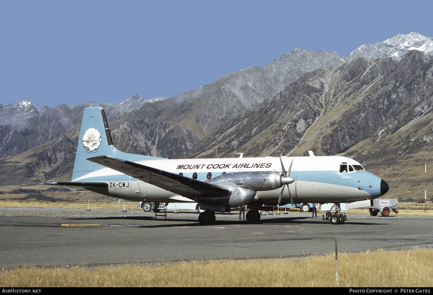 Aircraft Photo of ZK-CWJ | Hawker Siddeley HS-748 Srs2/242 | Mount Cook Airlines | AirHistory.net #73891