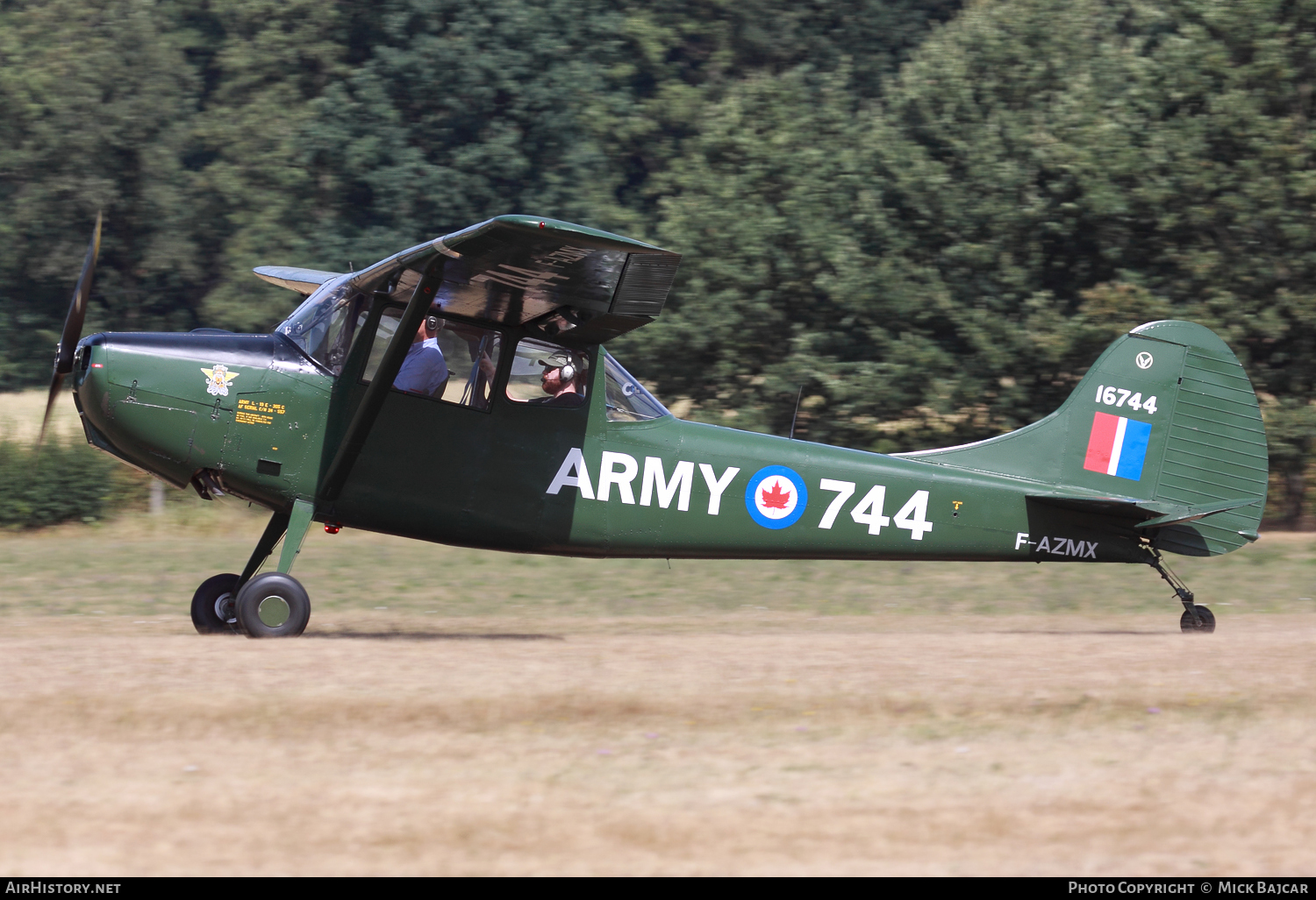 Aircraft Photo of F-AZMX / 16744 | Cessna O-1E Bird Dog | Canada - Army | AirHistory.net #73892