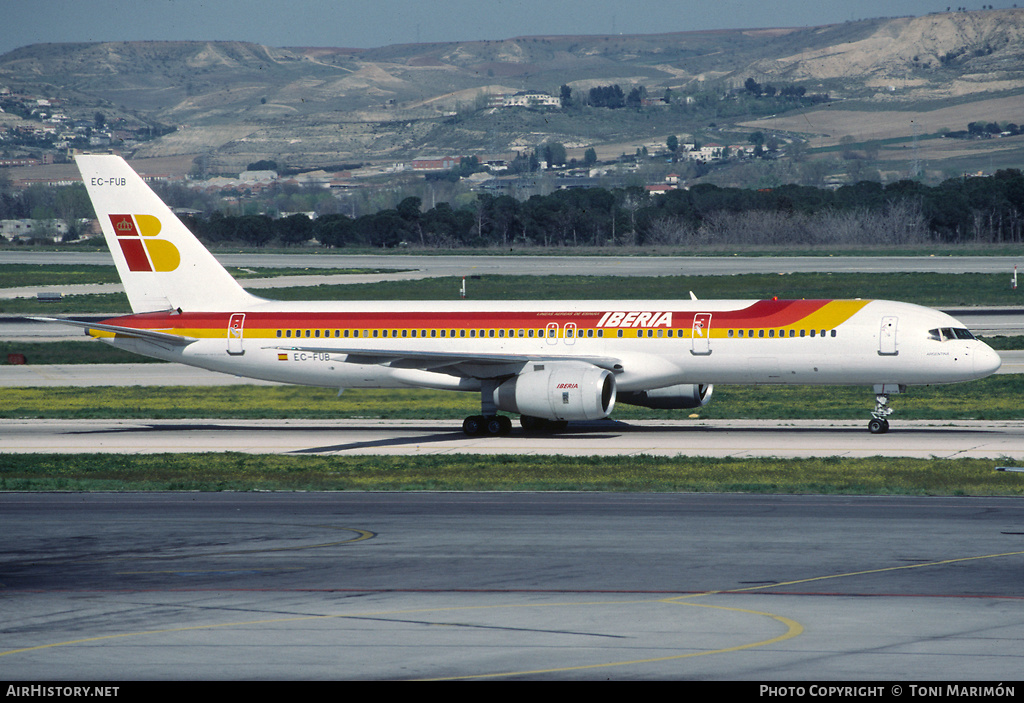 Aircraft Photo of EC-FUB | Boeing 757-256 | Iberia | AirHistory.net #73922
