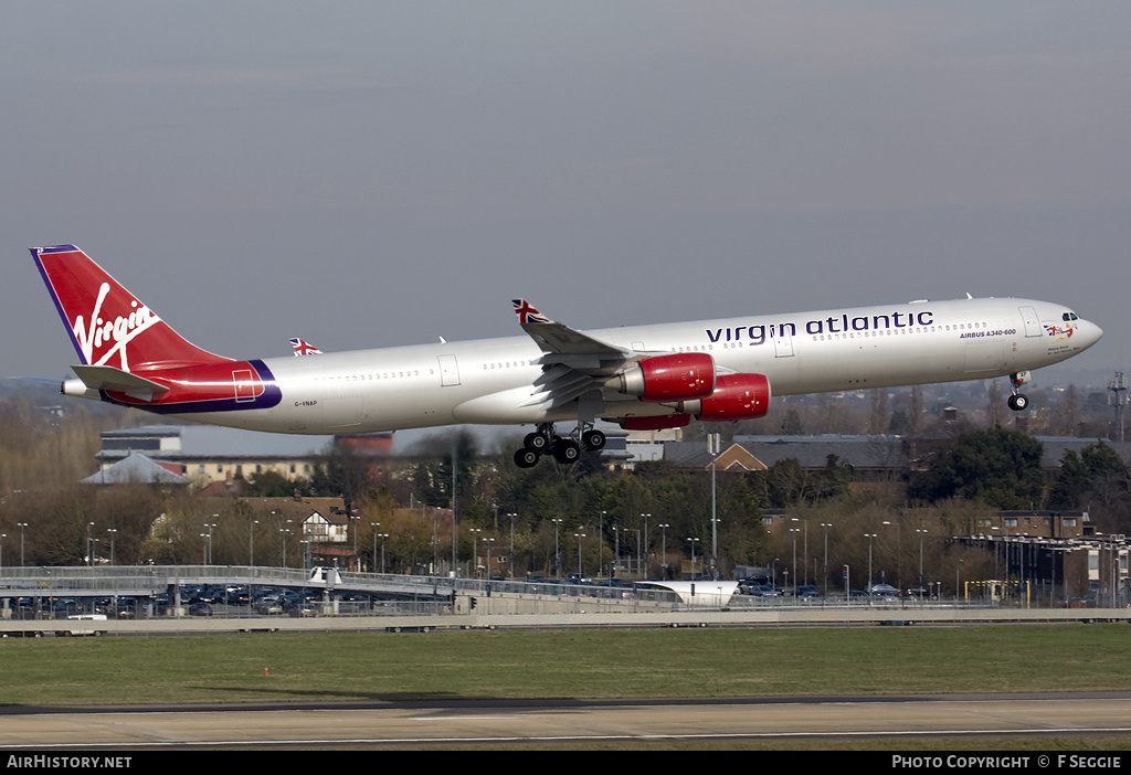 Aircraft Photo of G-VNAP | Airbus A340-642 | Virgin Atlantic Airways | AirHistory.net #73935