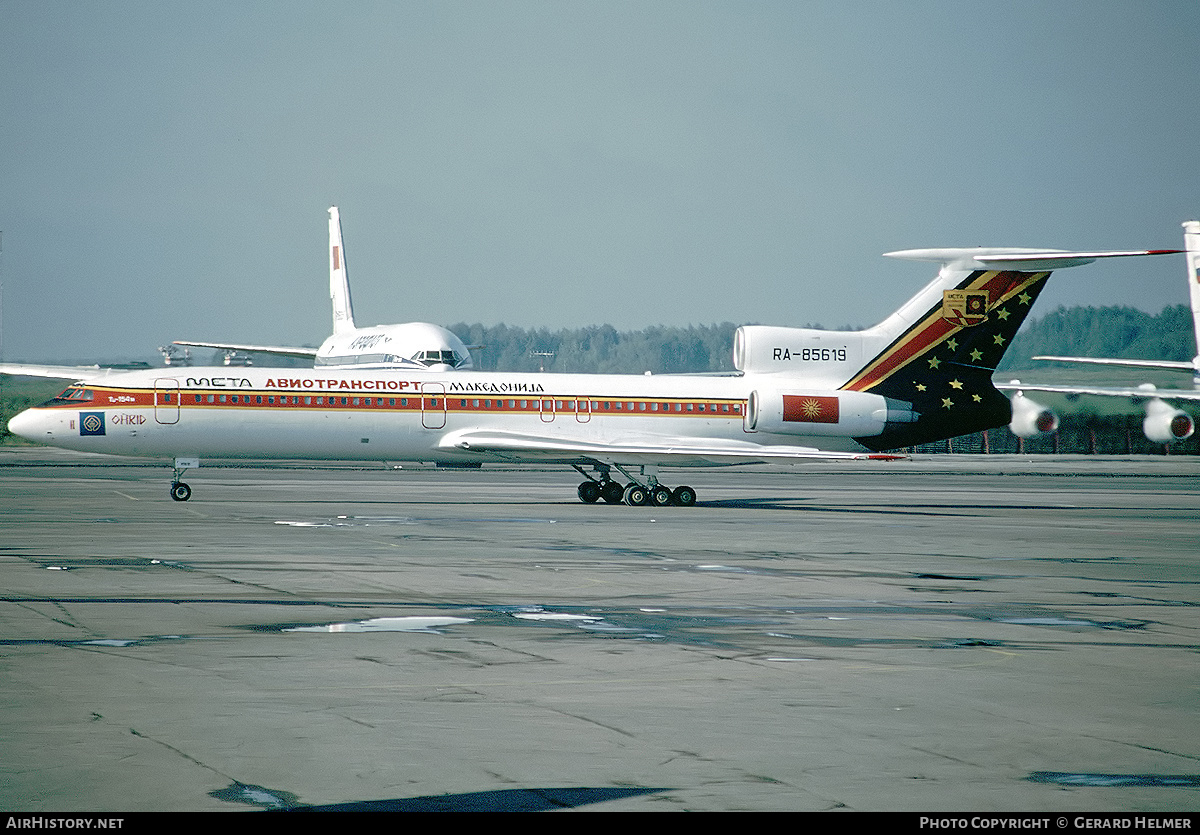 Aircraft Photo of RA-85619 | Tupolev Tu-154M | Meta Aviotransport Macedonia | AirHistory.net #73946