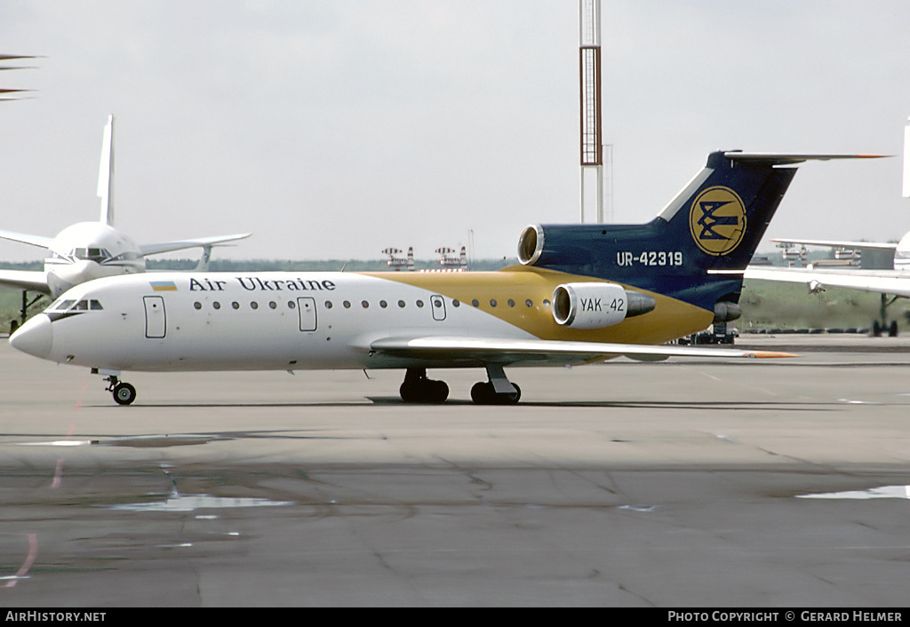 Aircraft Photo of UR-42319 | Yakovlev Yak-42 | Air Ukraine | AirHistory.net #73964
