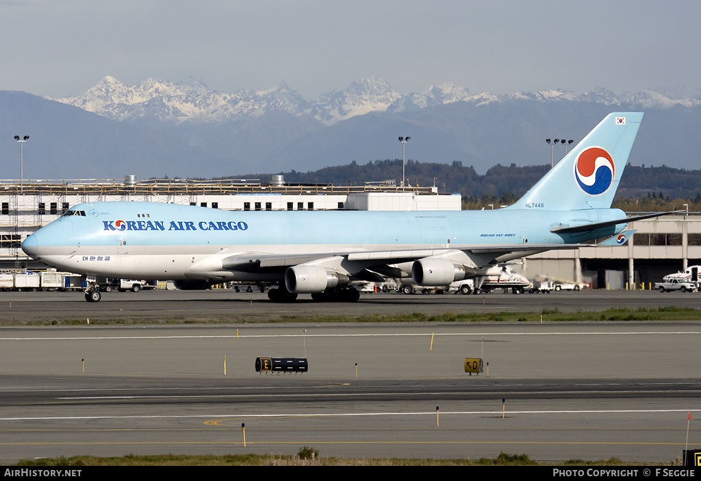 Aircraft Photo of HL7448 | Boeing 747-4B5F/SCD | Korean Air Cargo | AirHistory.net #73965