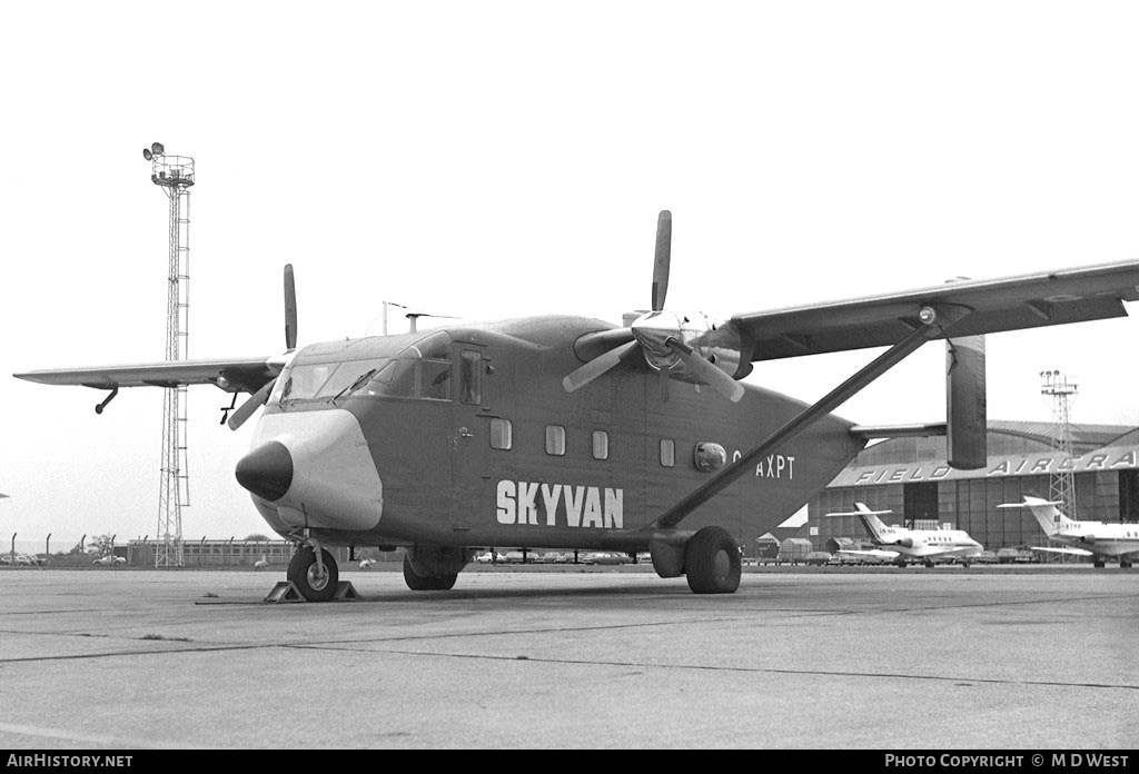Aircraft Photo of G-AXPT | Short SC.7 Skyvan 3M-400 | AirHistory.net #73981