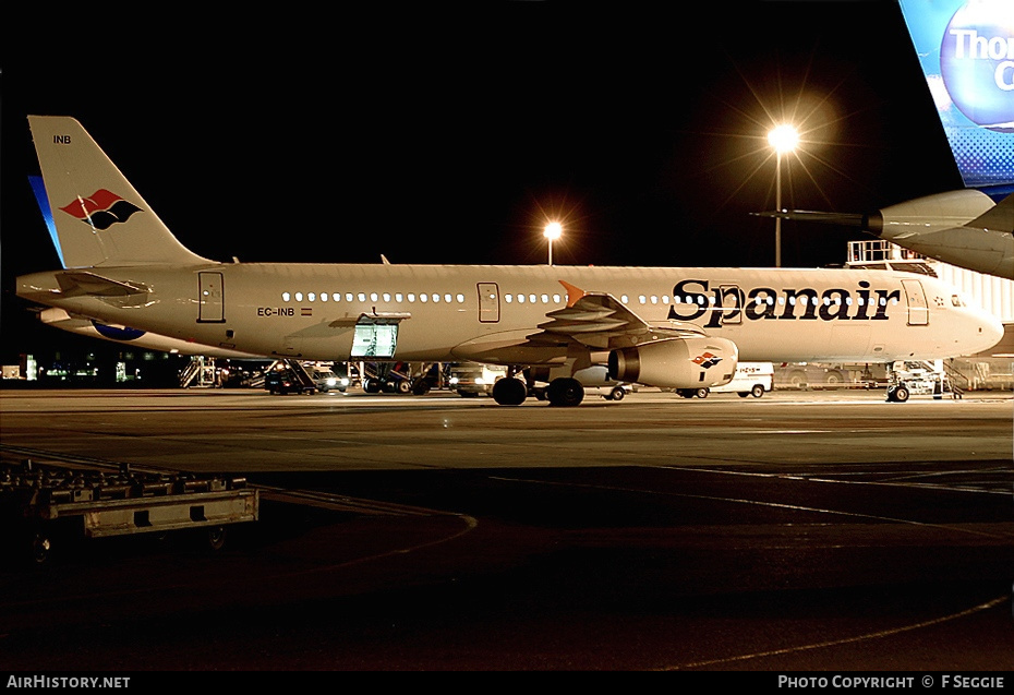 Aircraft Photo of EC-INB | Airbus A321-231 | Spanair | AirHistory.net #73994