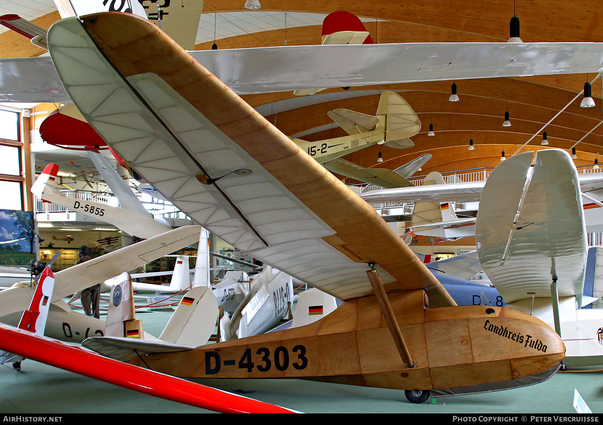 Aircraft Photo of D-4303 | Schneider Grunau Baby III | Rhönflug Wasserkuppe | AirHistory.net #74002