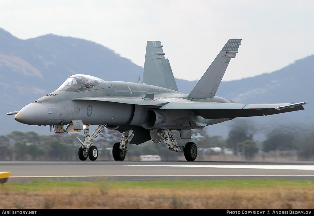 Aircraft Photo of A21-22 | McDonnell Douglas F/A-18A Hornet | Australia - Air Force | AirHistory.net #74014
