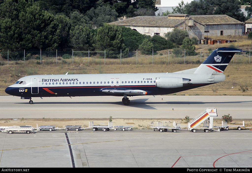 Aircraft Photo of F-GIOA | Fokker 100 (F28-0100) | British Airways | AirHistory.net #74022