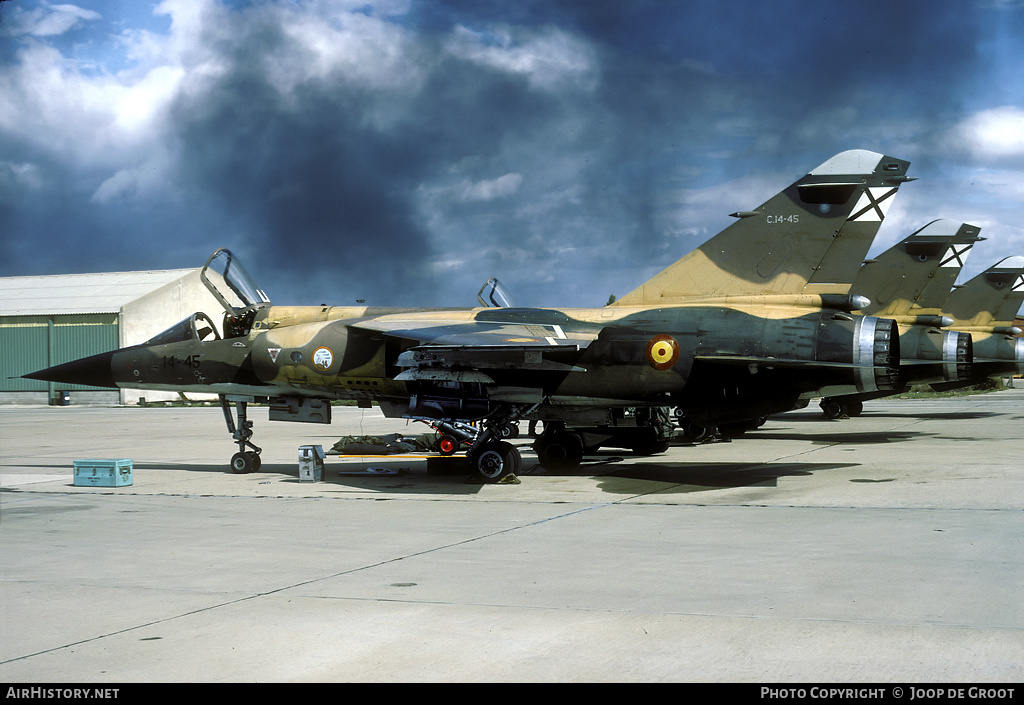 Aircraft Photo of C14-45 | Dassault Mirage F1CE | Spain - Air Force | AirHistory.net #74029
