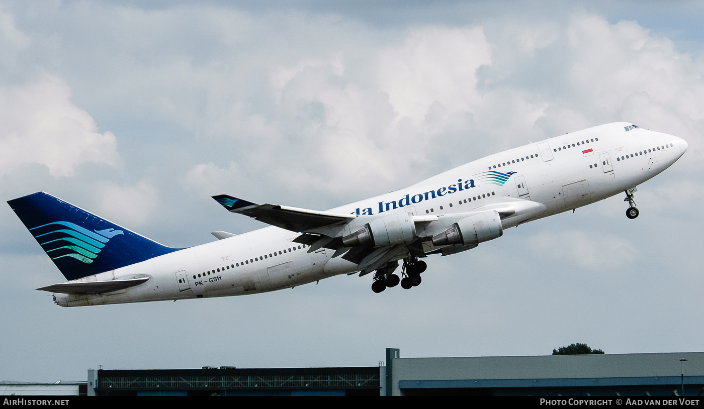 Aircraft Photo of PK-GSH | Boeing 747-4U3 | Garuda Indonesia | AirHistory.net #74043