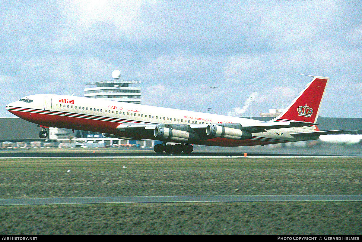Aircraft Photo of JY-AEC | Boeing 707-384C | Alia - The Royal Jordanian Airline Cargo | AirHistory.net #74069