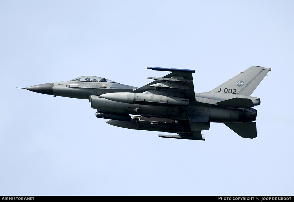 Aircraft Photo of J-002 | General Dynamics F-16AM Fighting Falcon | Netherlands - Air Force | AirHistory.net #74084