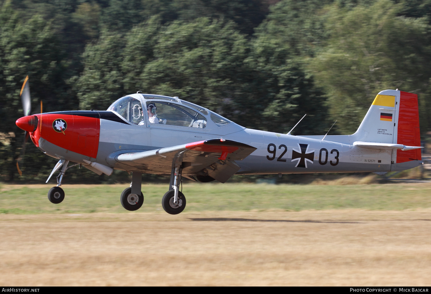 Aircraft Photo of N52571 / 9203 | Focke-Wulf FWP-149D | Germany - Air Force | AirHistory.net #74086