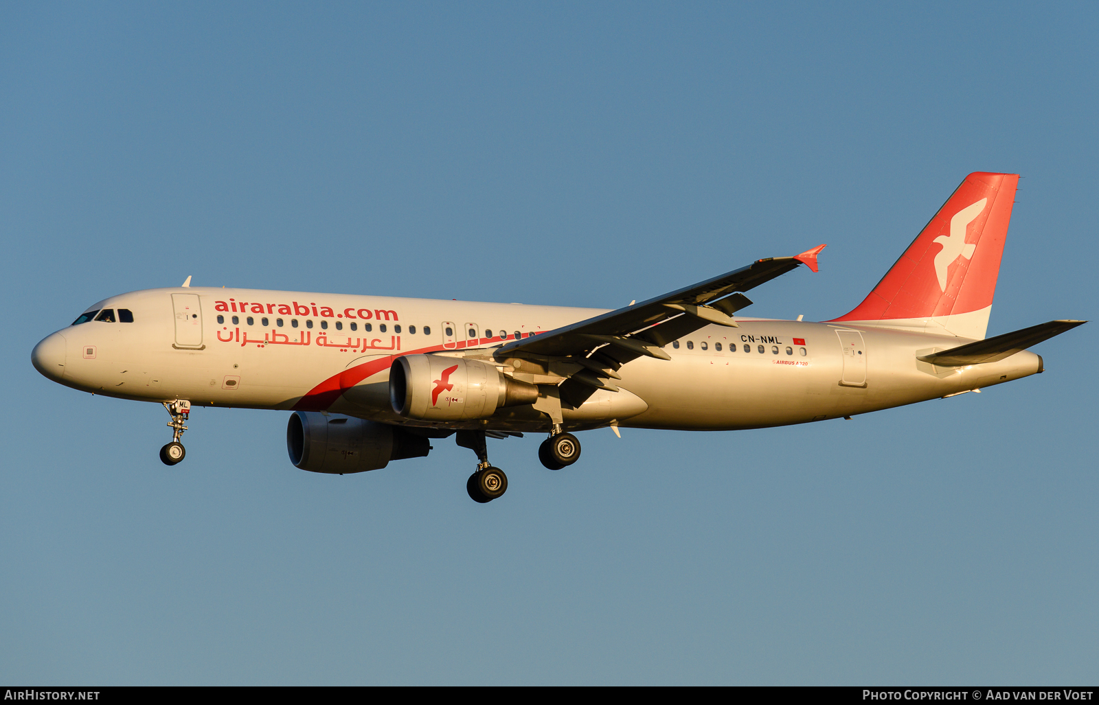 Aircraft Photo of CN-NML | Airbus A320-214 | Air Arabia | AirHistory.net #74094