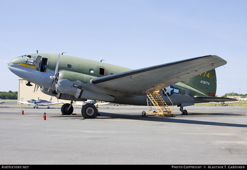 Aircraft Photo of N78774 / 478774 | Curtiss C-46F Commando | USA - Air Force | AirHistory.net #74102