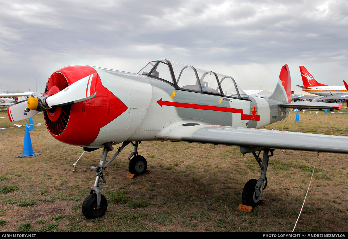 Aircraft Photo of VH-YEK | Yakovlev Yak-52 | Soviet Union - Air Force | AirHistory.net #74104